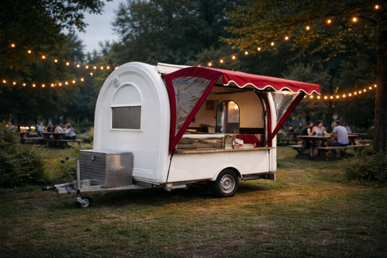 Foodtrailer op locatie