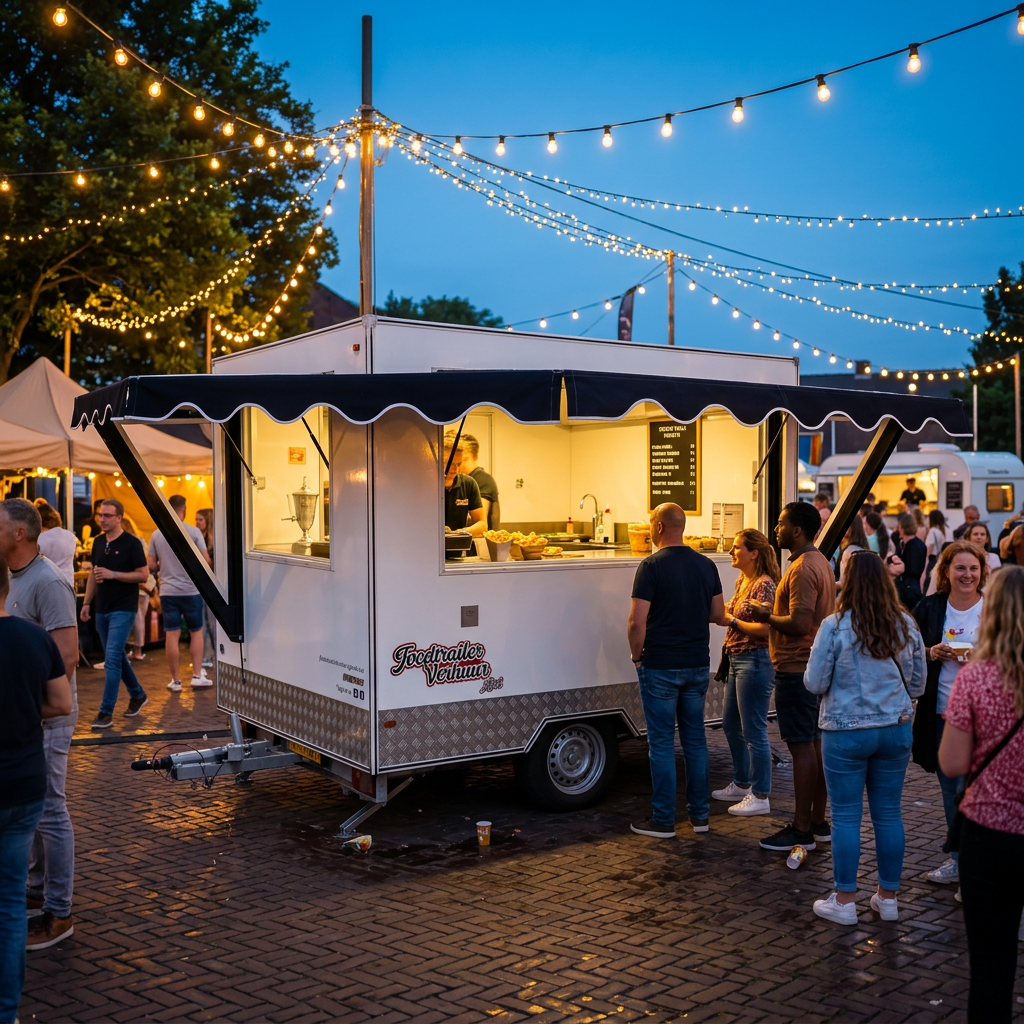 Foodtrailer klaar voor verhuur