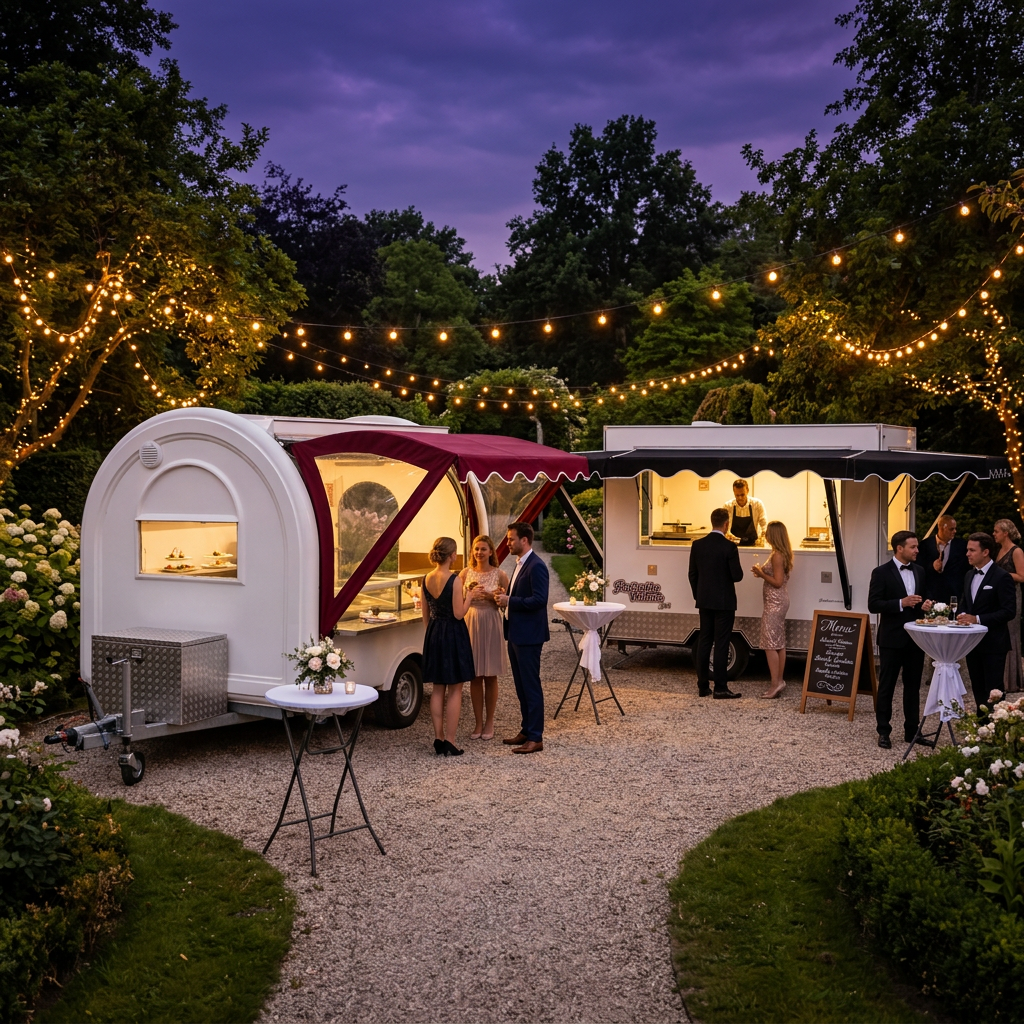 Foodtrailer ingericht voor catering