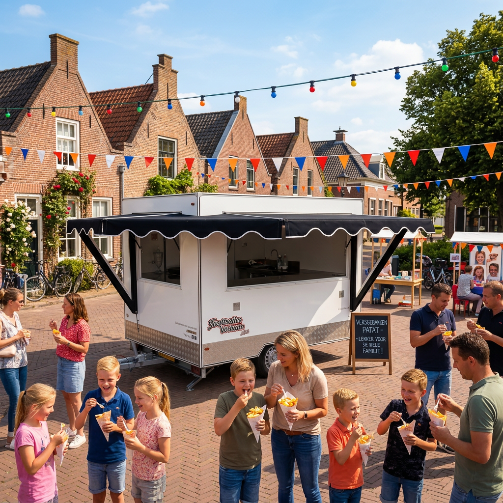 Foodtrailer Verhuur Axel in actie
