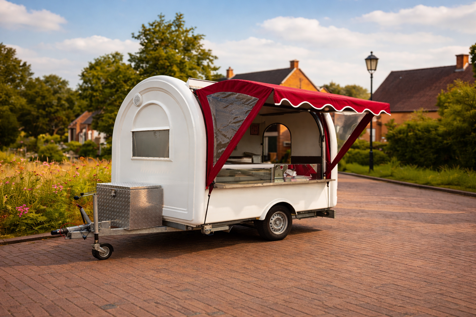 Ronde Exclusive foodtrailer van Foodtrailer Verhuur Axel